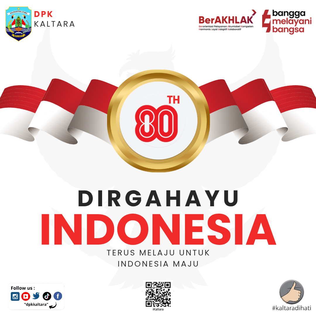 Dirgahayu RI ke 80 thn