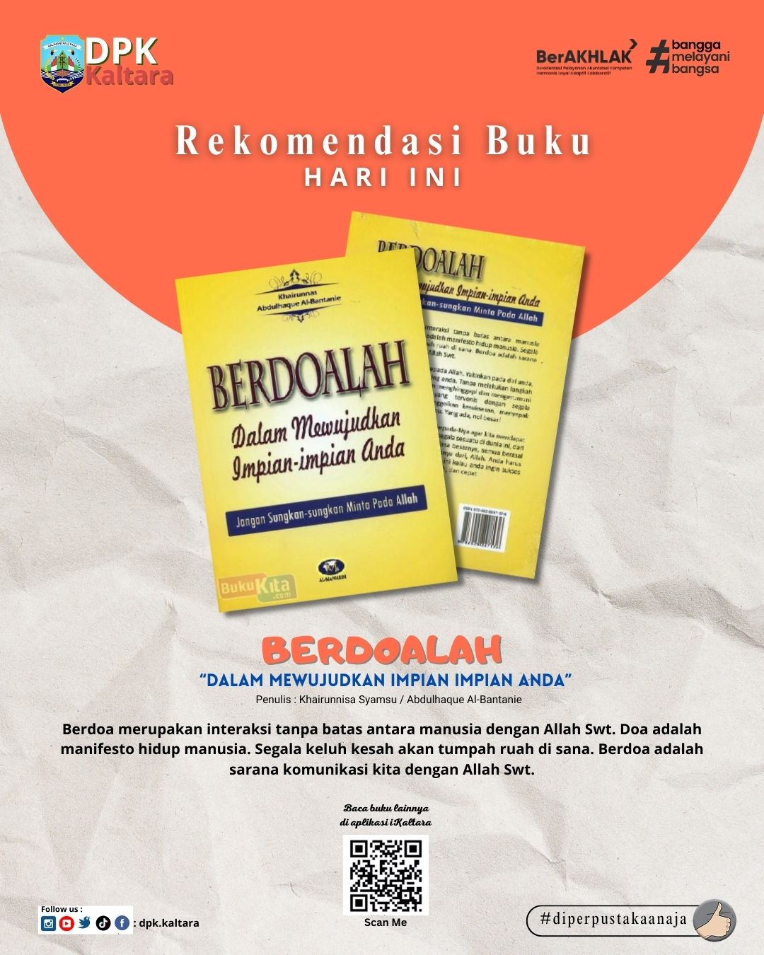 Judul Buku Berdoalah