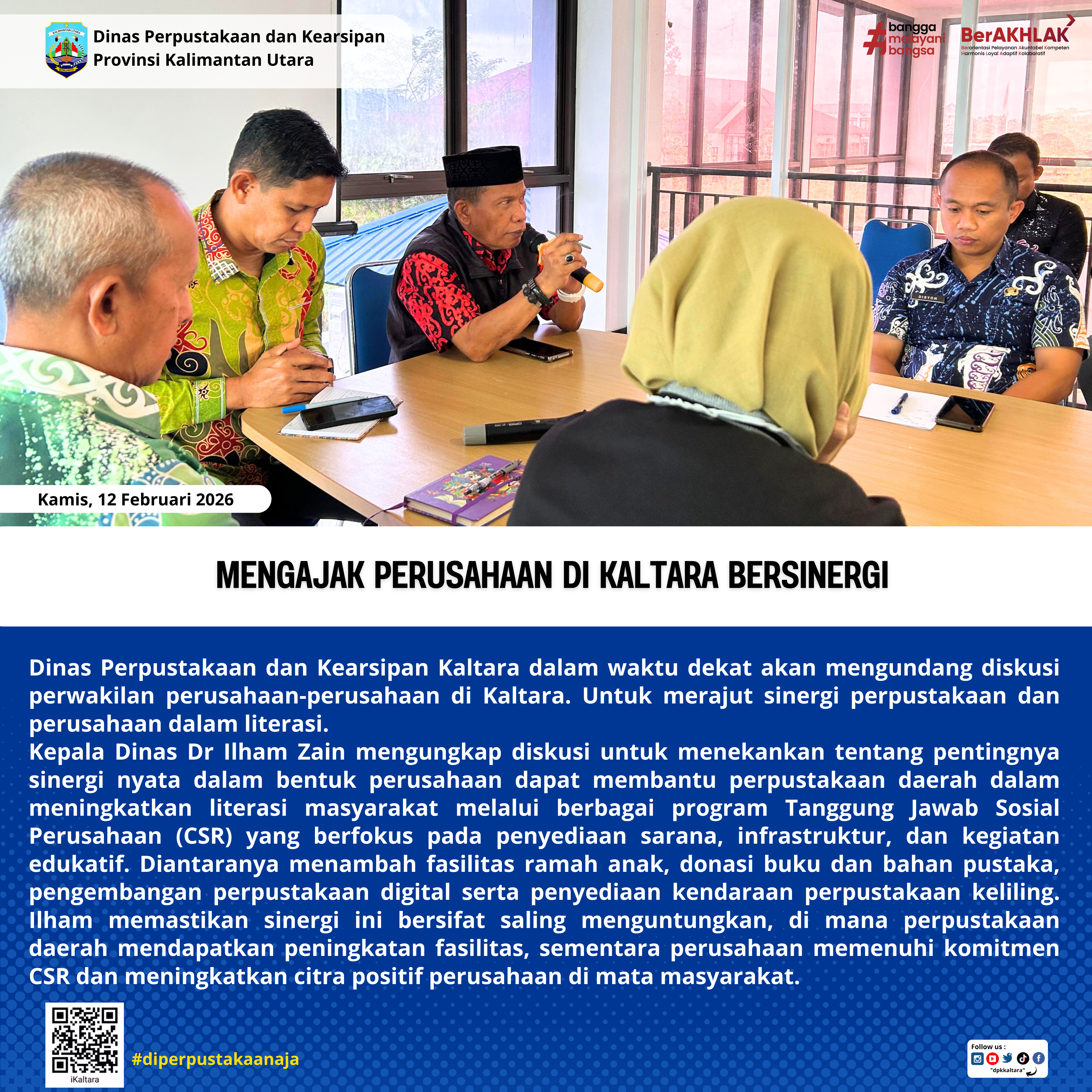 Mengajak Perusahaan di Kaltara Bersinergi 